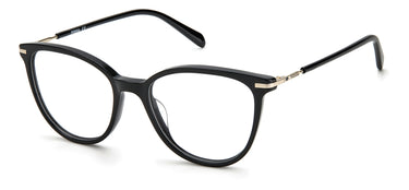 Premium Women Fossil Model Eyeglasses: Fos 7106 - Black- SpecSMART Eye Clinic (Diagonal View)